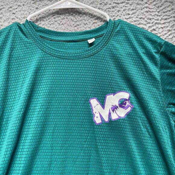 Makahiki Challenge Shirt Womens Large Green Kualoa Hawaii Active Athletic - Picture 7 of 14